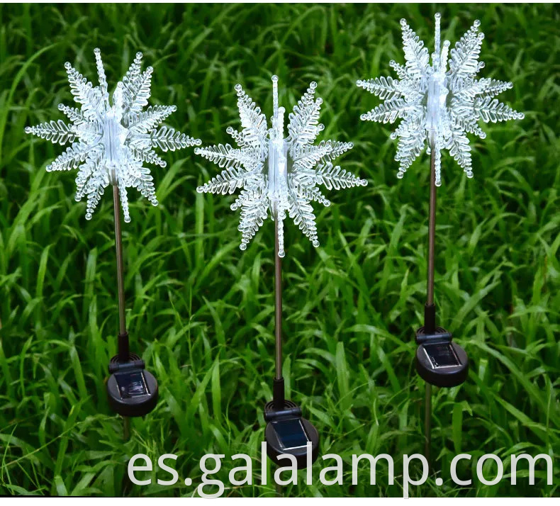 Vibrantes luces del festival LED con energía solar para jardines al aire libre